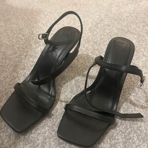 Primark Elegant Black Heeled Sandals